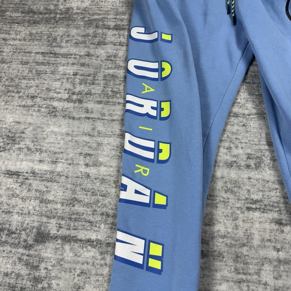 Air Jordan Sport DNA Fleece Joggers Men's Size Small Blue Fleece Trousers - Picture 6 of 10